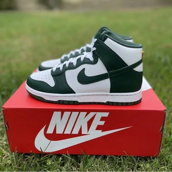 Nike Dunk High Australia Noble Green White Gold DD1399-300 - Picture 6 of 16
